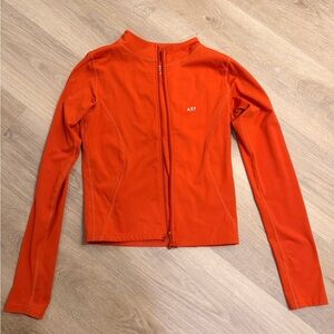 437 Active Curve Red Chili Zip Up